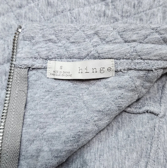 Hinge Womens Quilted Mini Skirt - Picture 7 of 7